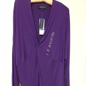 Jones New York Signature Woman Purple Top, NWT, 1X